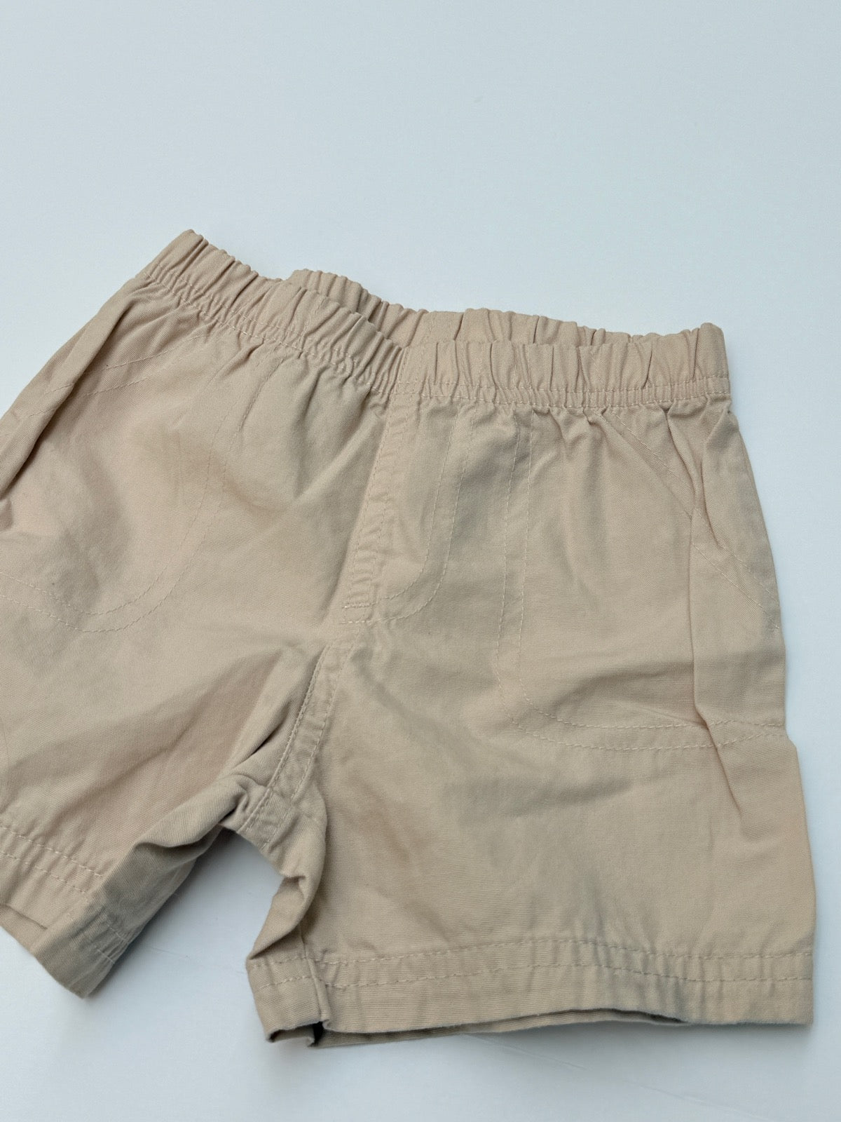 Carter's Khaki Elastic Waist Shorts 18M