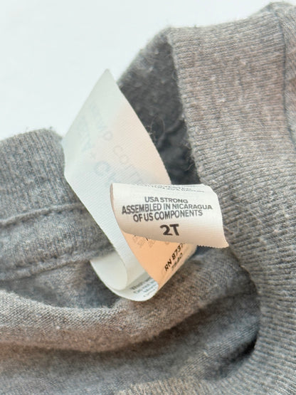 Nearly Feral Gray Graphic Tee 2T