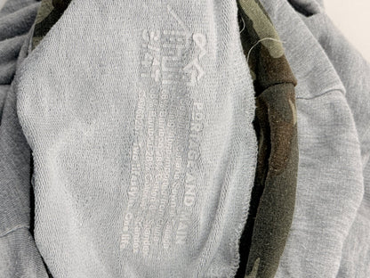 Portage and Main Gray Camo Hood Hoodie