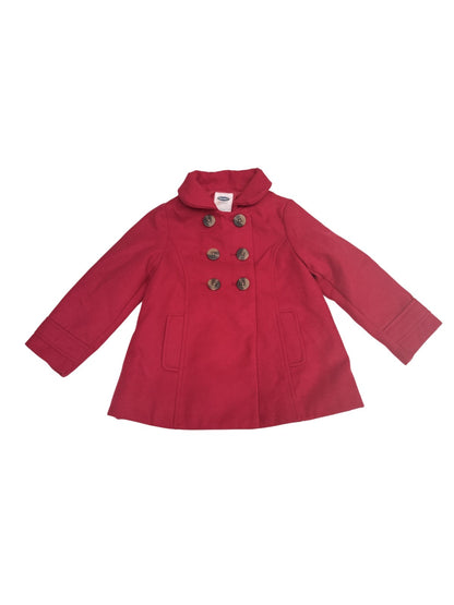 Old Navy Red Wool Peacoat Girls 4T