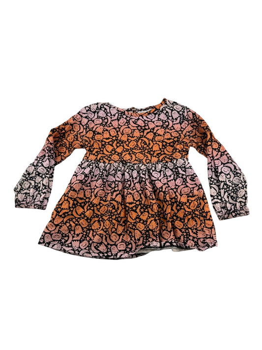 George Halloween Ghost Peplum Top 3T