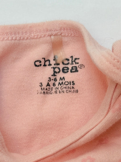 Chickpea Pink Floral Bodysuit 3-6M