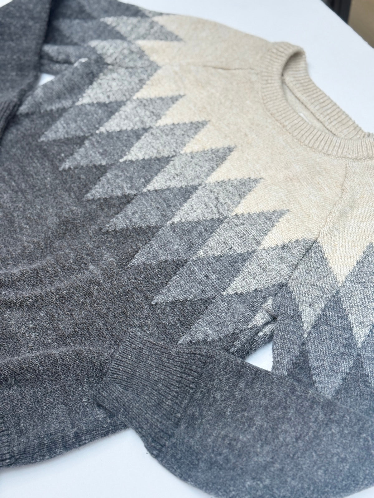 Gap Kids Argyle Colorblock Sweater Size 8-9