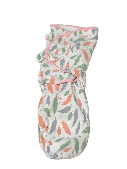 Gllquen Baby Feather Print Swaddle Wrap Newborn