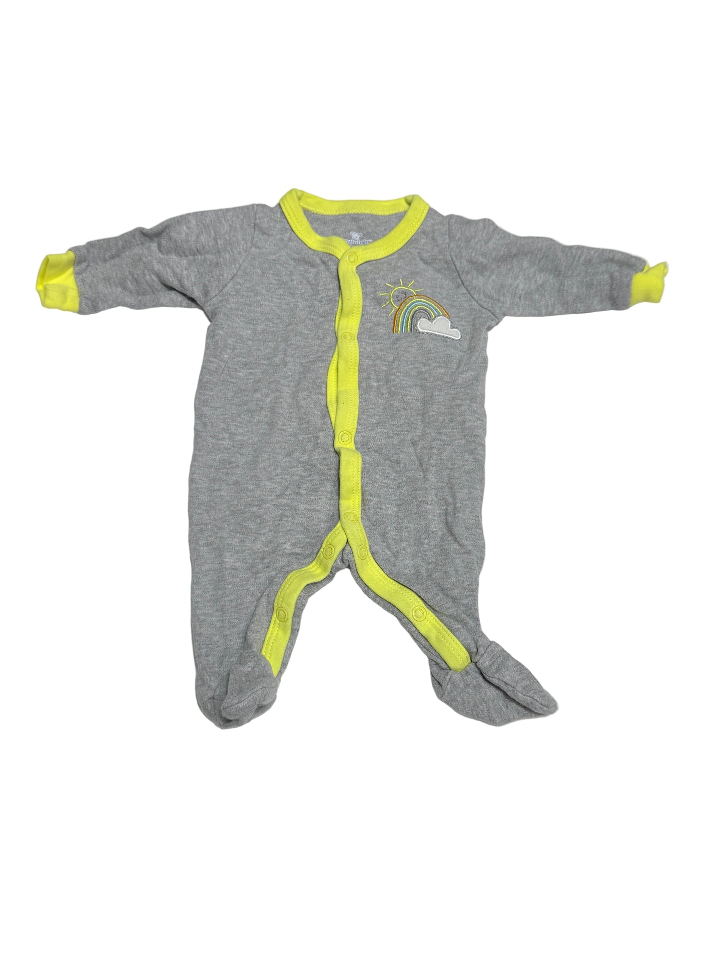 Koala Baby Gray Rainbow Sleeper NB