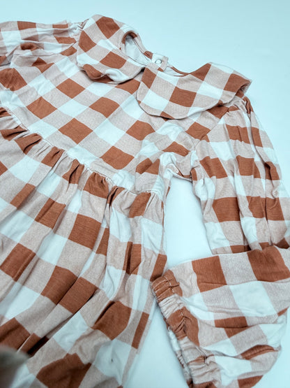 Kate Quinn Gingham Bubble Romper 2T