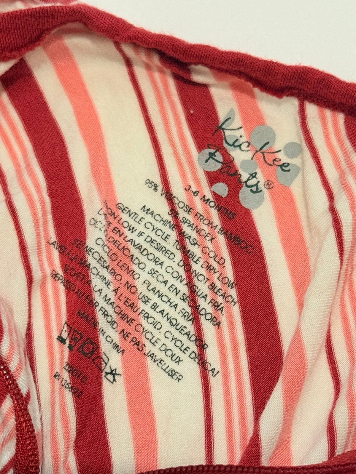 Kickee Pants Candy Stripe Footie 3-6M