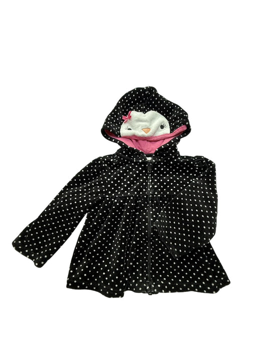 Gymboree Polka Dot Penguin Hoodie Jacket 18-24m
