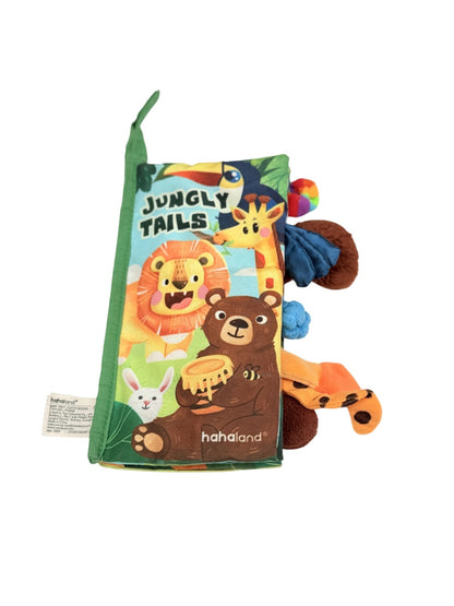 Hahaland Jungly Tails Crinkle Cloth Book