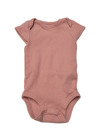 Carter's Just One You Pink Ribbed Bodysuit 3M
