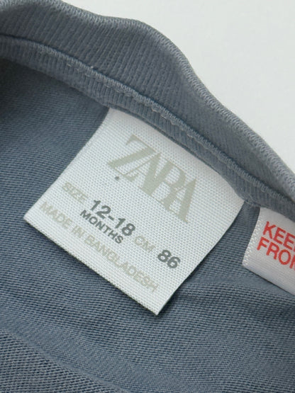 Zara Gray Pocket T-Shirt 12-18M
