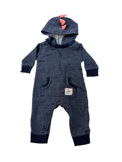 Carter's Dino Hooded Romper 3M