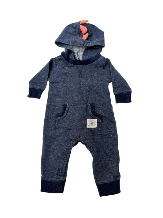 Carter's Dino Hooded Romper 3M