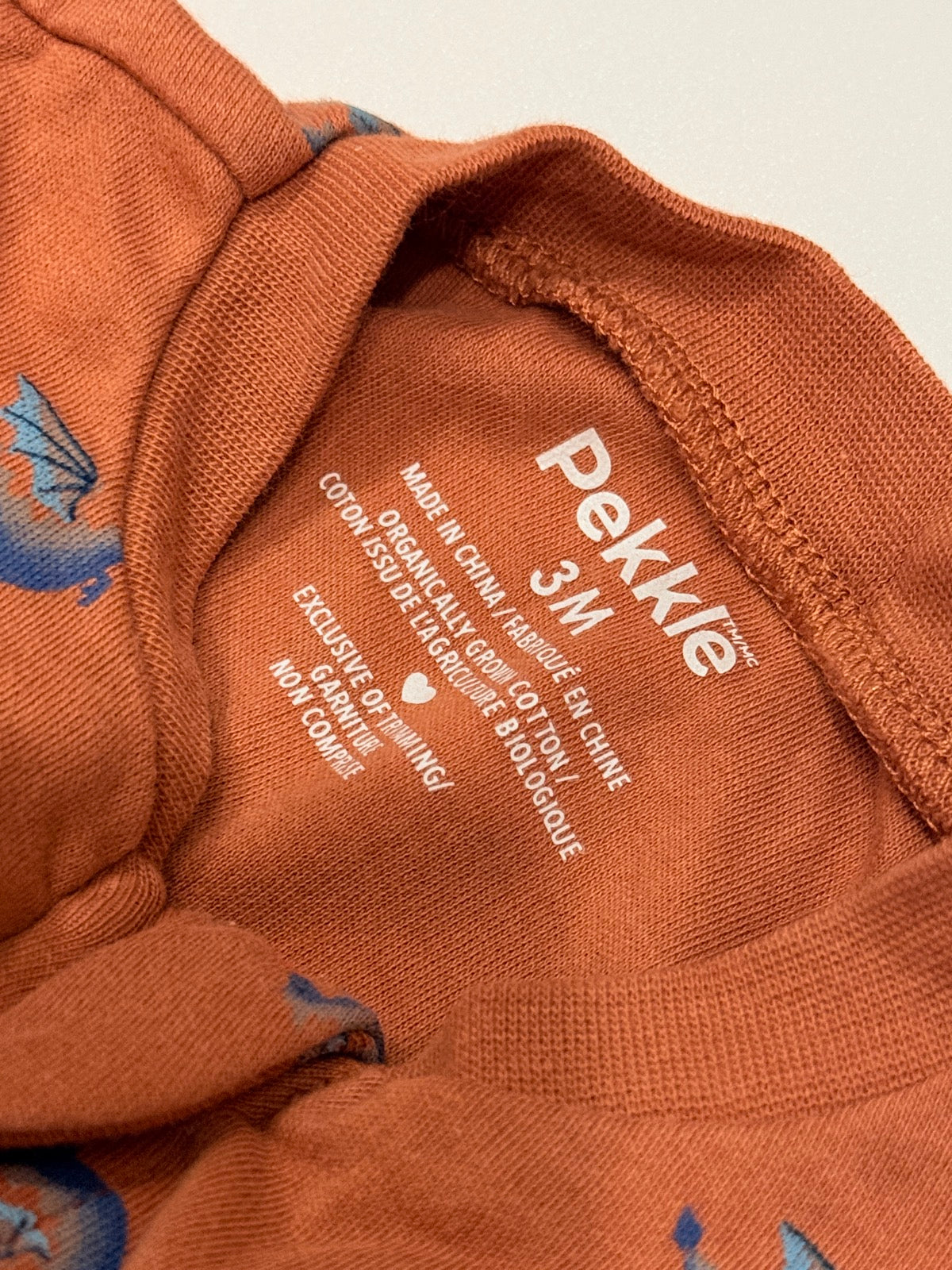 Pekkle Dragon Footed Sleeper 3M