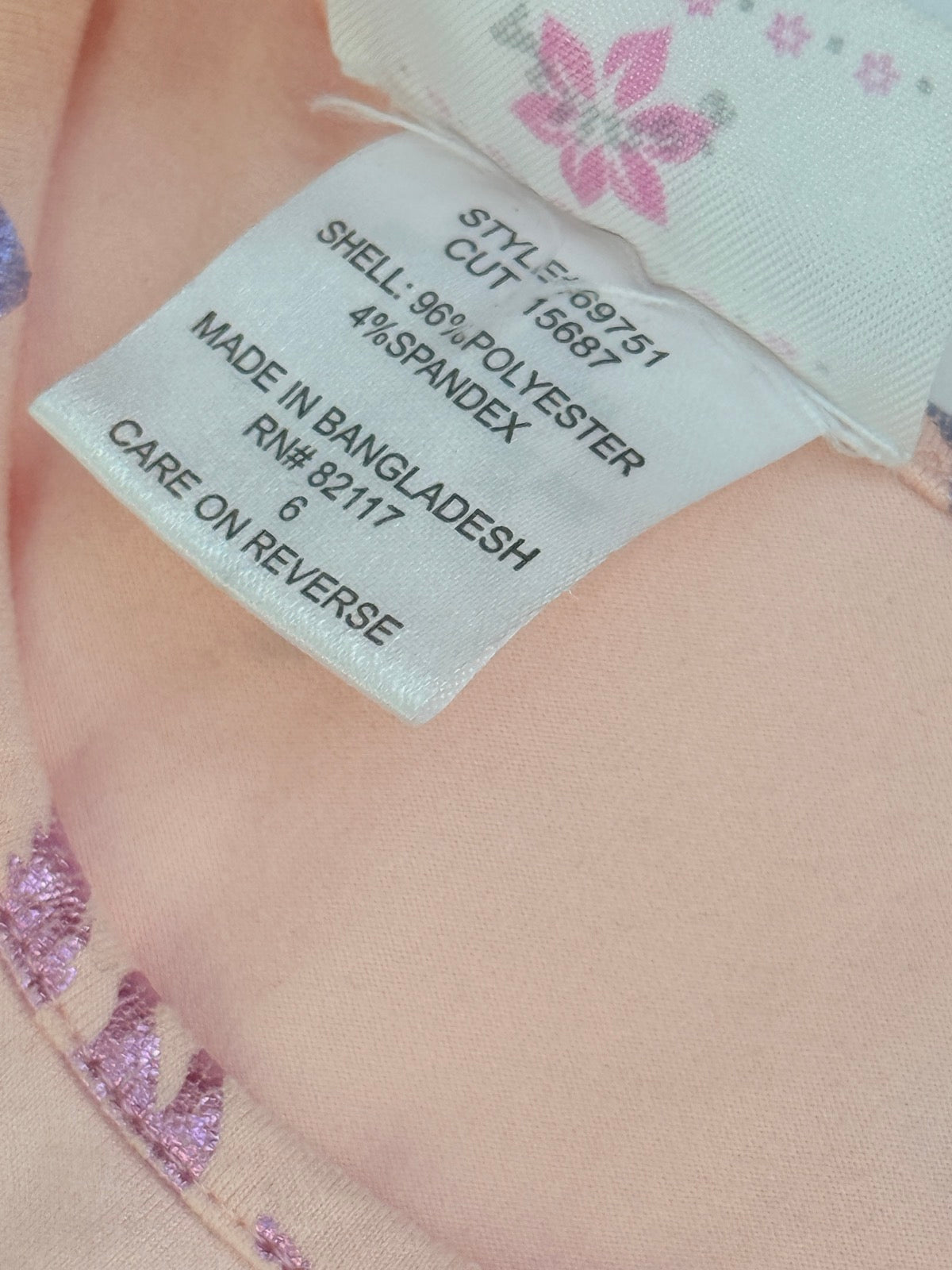 Arline's Pink Unicorn Dress Size 6