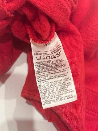 Old Navy Red Knit Overalls 3-6M