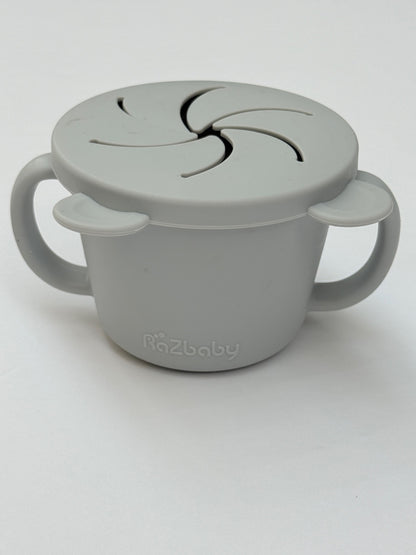 RazBaby Silicone Snack Cup with Lid