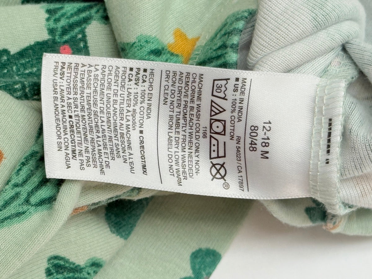 Old Navy Christmas Trees Bodysuit 12-18M