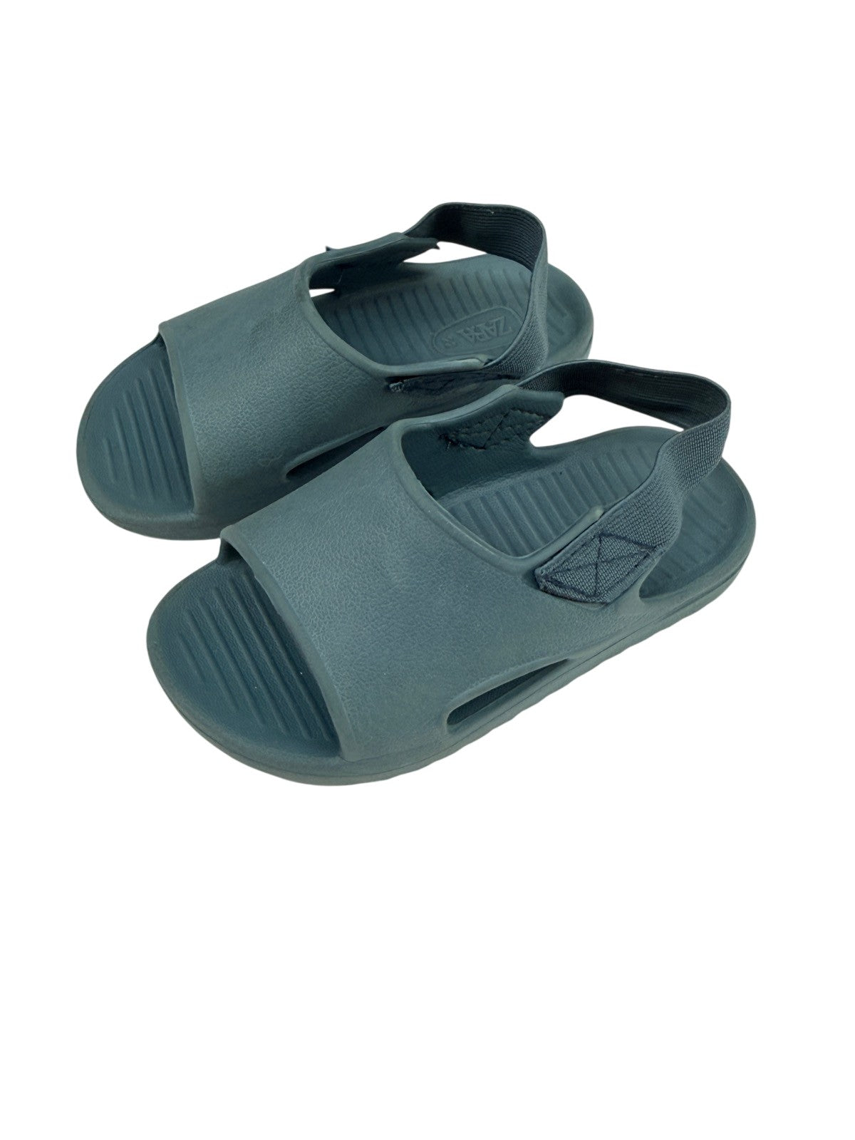 Zara Gray Rubber Sandals Size 22