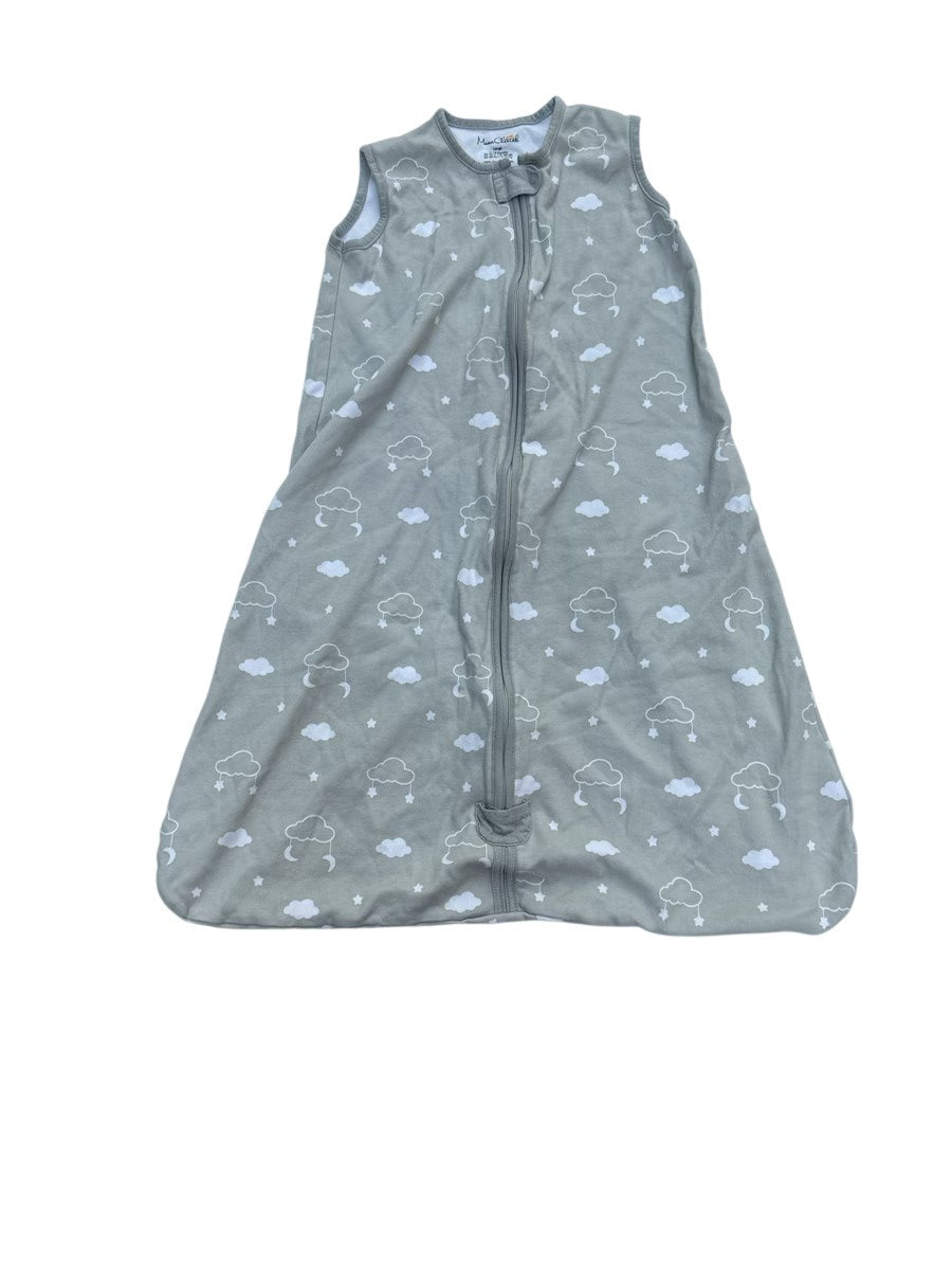 Mama Cheetah Gray Cloud Sleep Sack Large