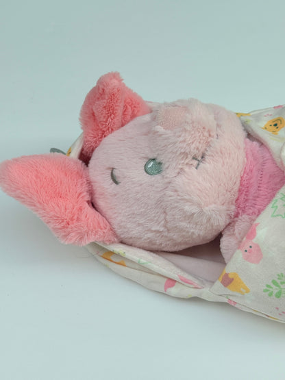 Disney Piglet Babies Plush in Blanket Pouch