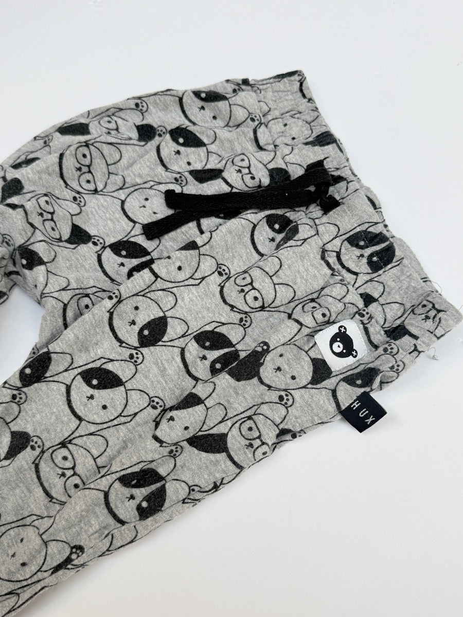 Huxbaby Panda Print Jogger Pants Size 3
