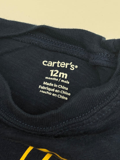 Carter's Excavator Navy T-Shirt 12m