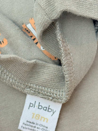 PL Baby Tiger Print Romper 18M
