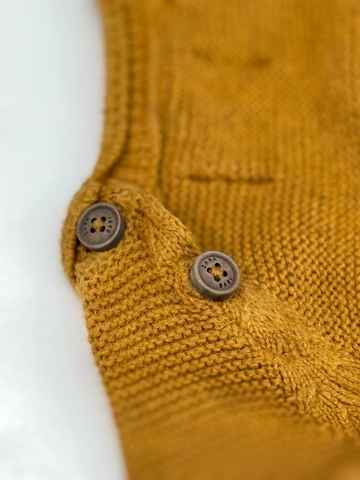 Zara Baby Knitwear Mustard Sweater 2-3Y
