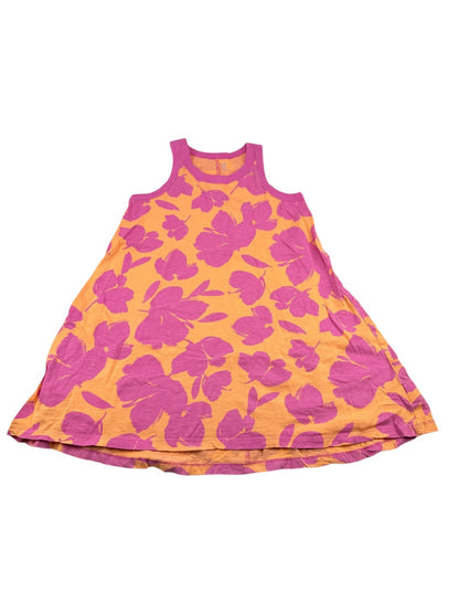 Gap Kids Orange Pink Floral Dress Size M (8) 8