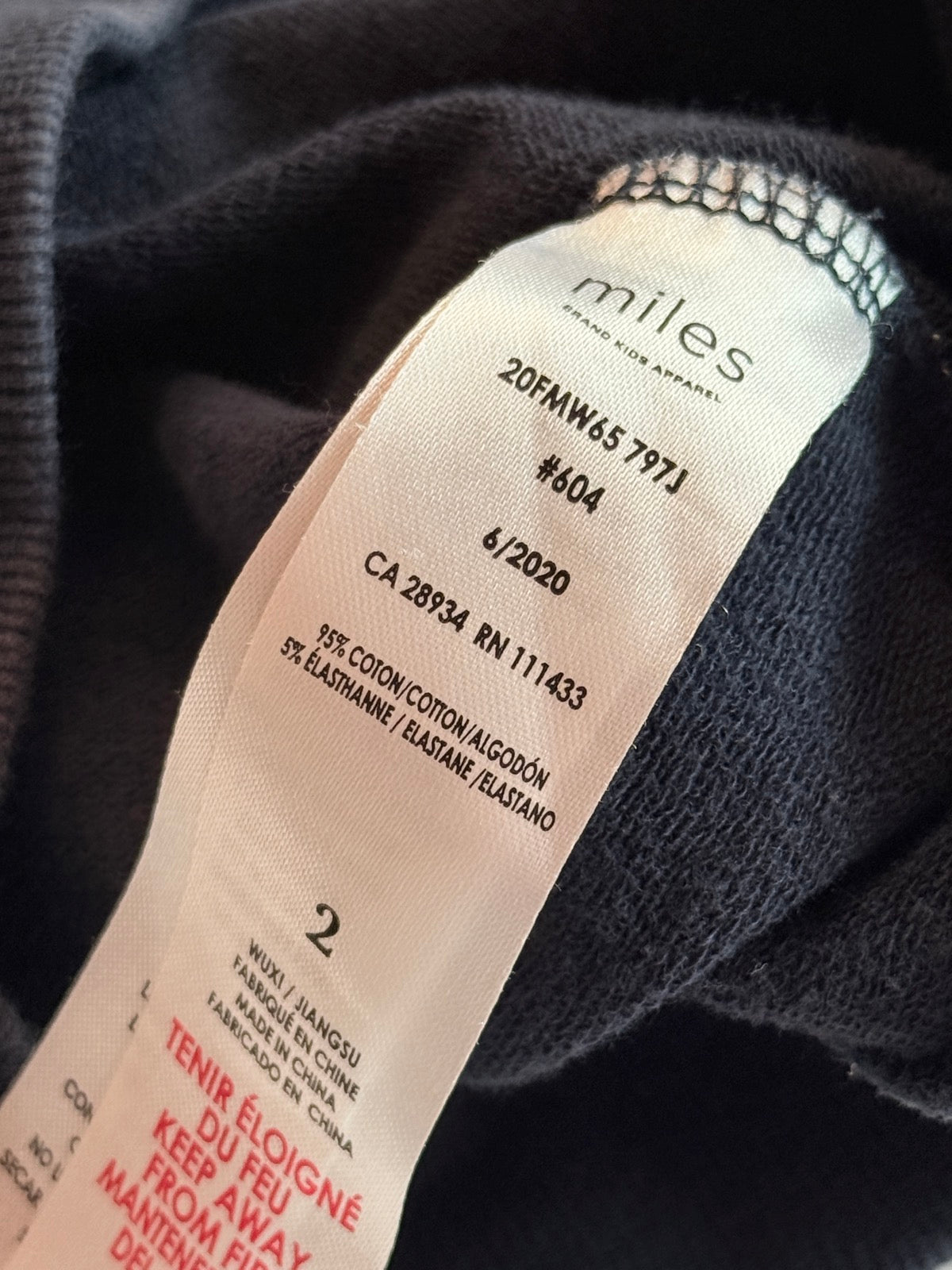 Miles Brand Polka Dot Sweatshirt Size 2