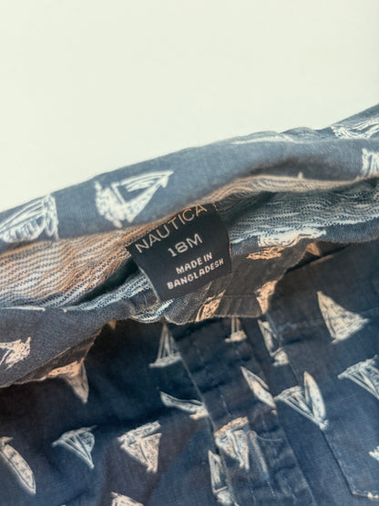 Nautica Sailboat Shirt & Shorts Set 18M