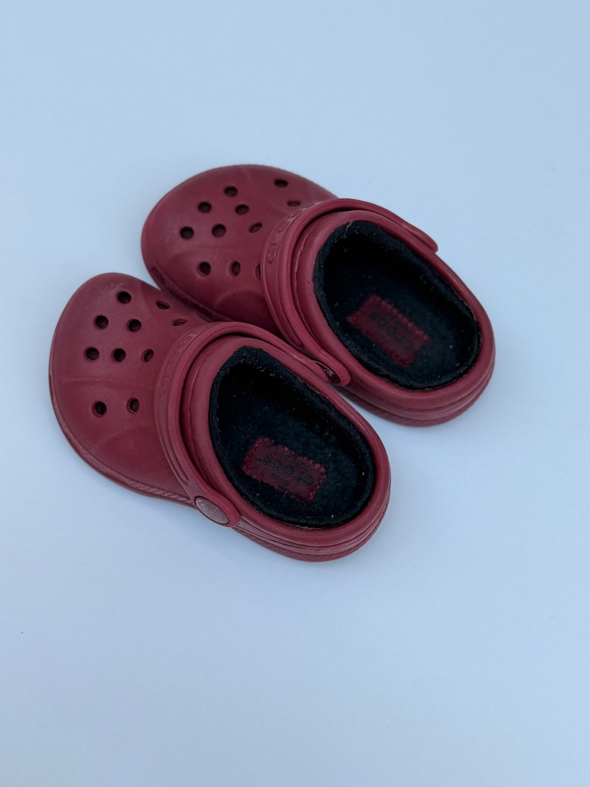 Crocs Classic Lined Clog Toddler C6 Red