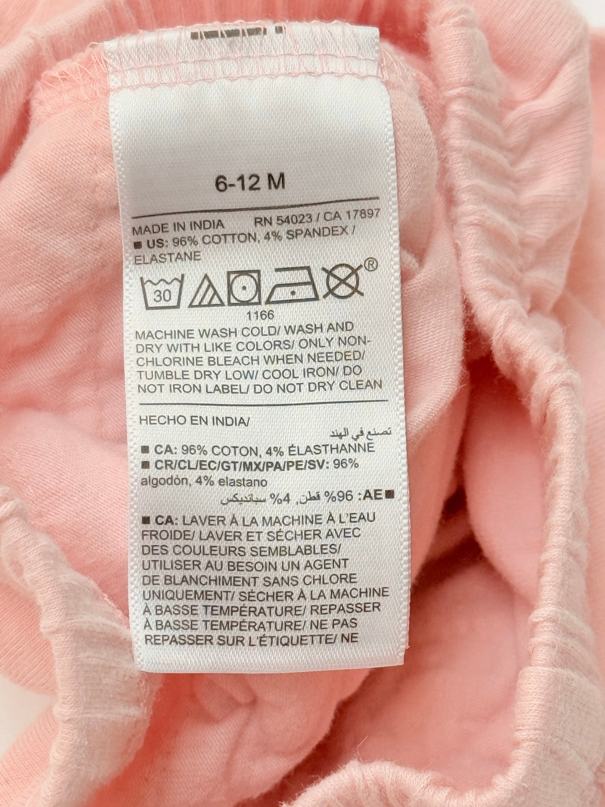 Old Navy Pink Ruffle Leggings 6-12M