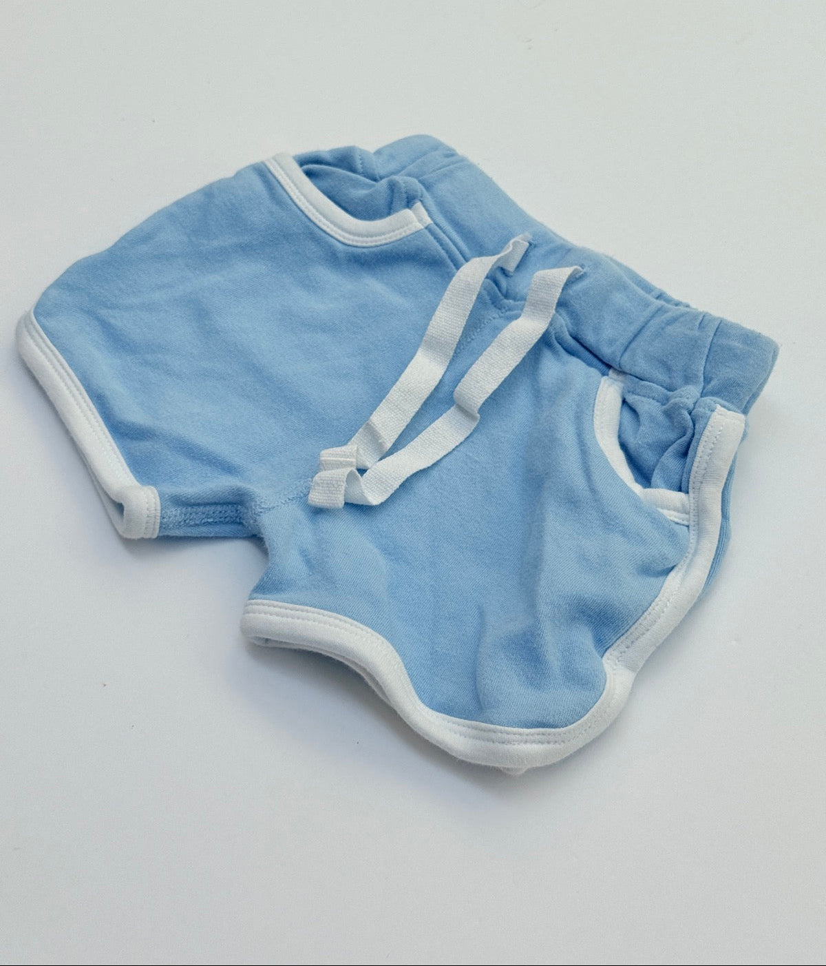Sapling Organic Blue Shorts 12-18m