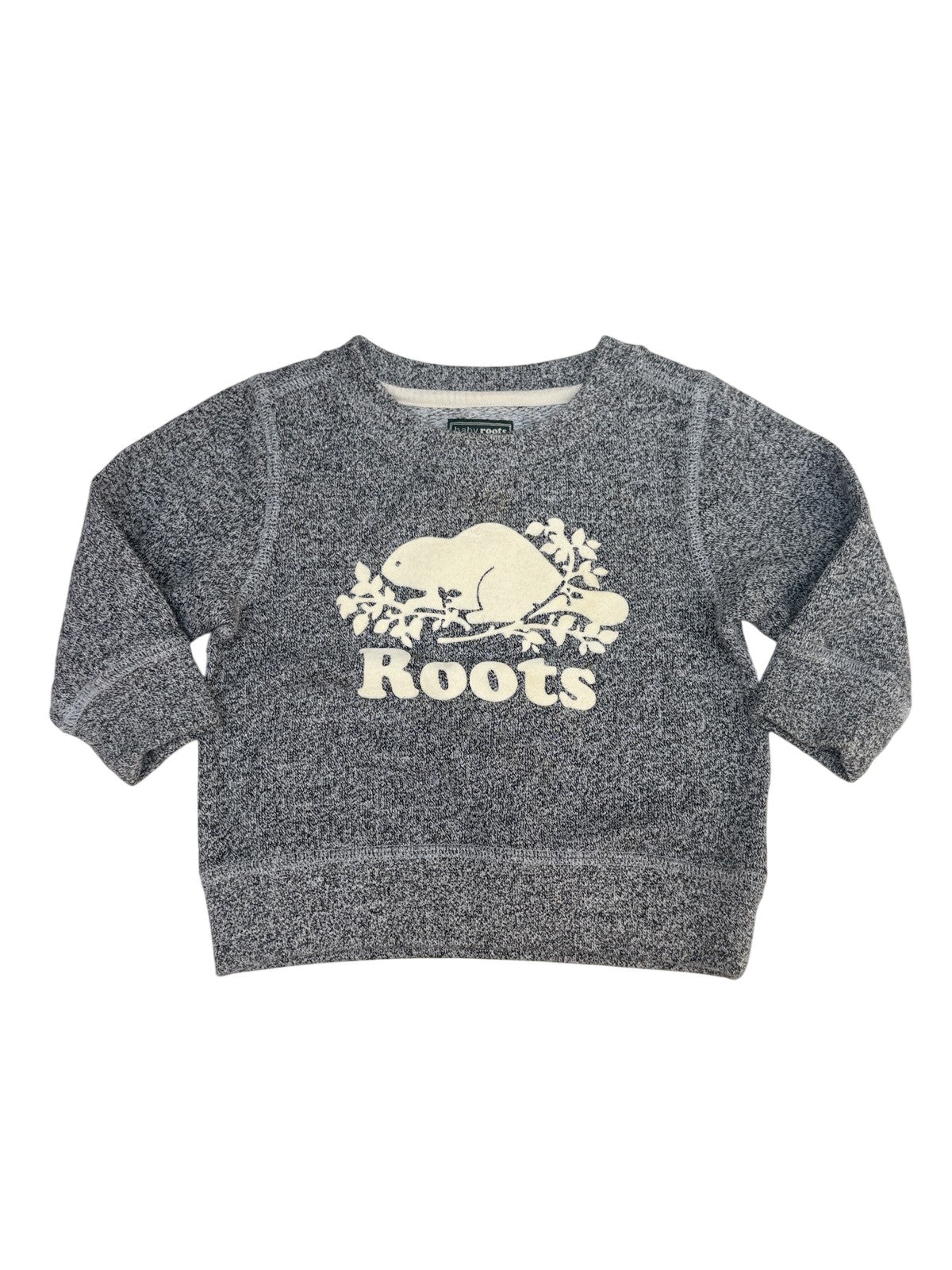 Roots Baby Gray Crewneck Sweatshirt 6-12M