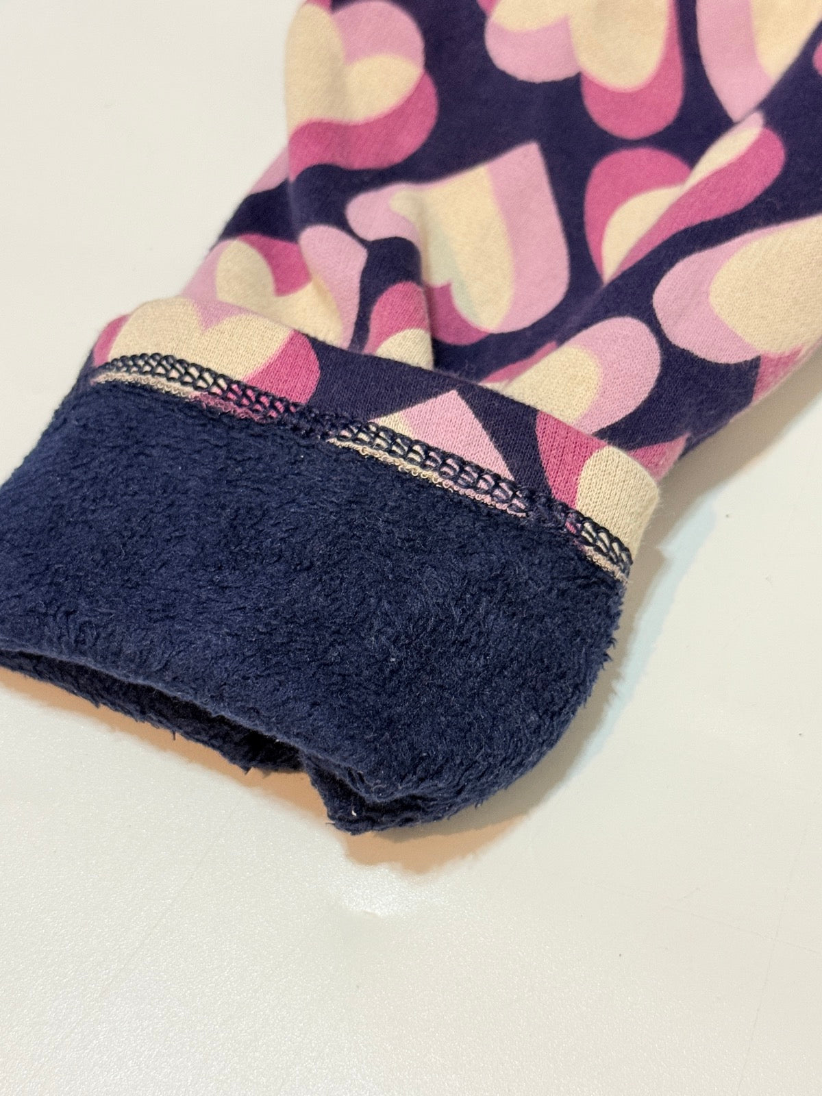 Gap Heart Print Fleece-Lined Leggings 3T