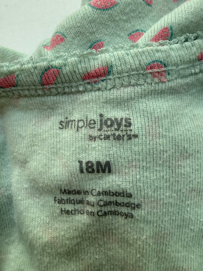 Simple Joys by Carter's Watermelon Bodysuit 18M