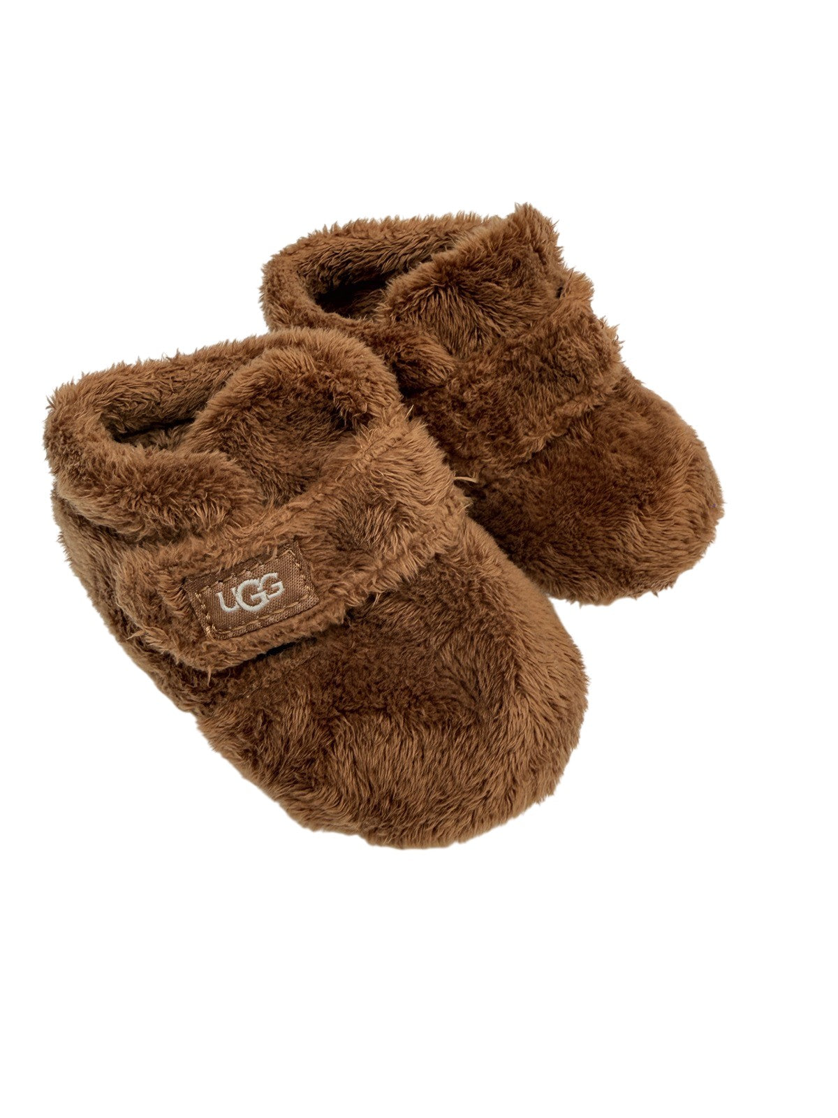 UGG Chestnut Fuzzy Baby Booties Size 2/3