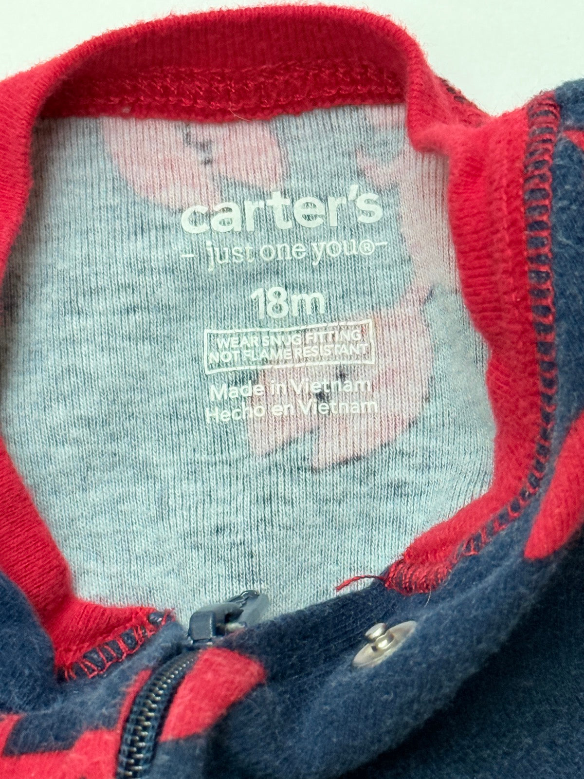 Carter's Just One You Crab Footed Sleeper 18M