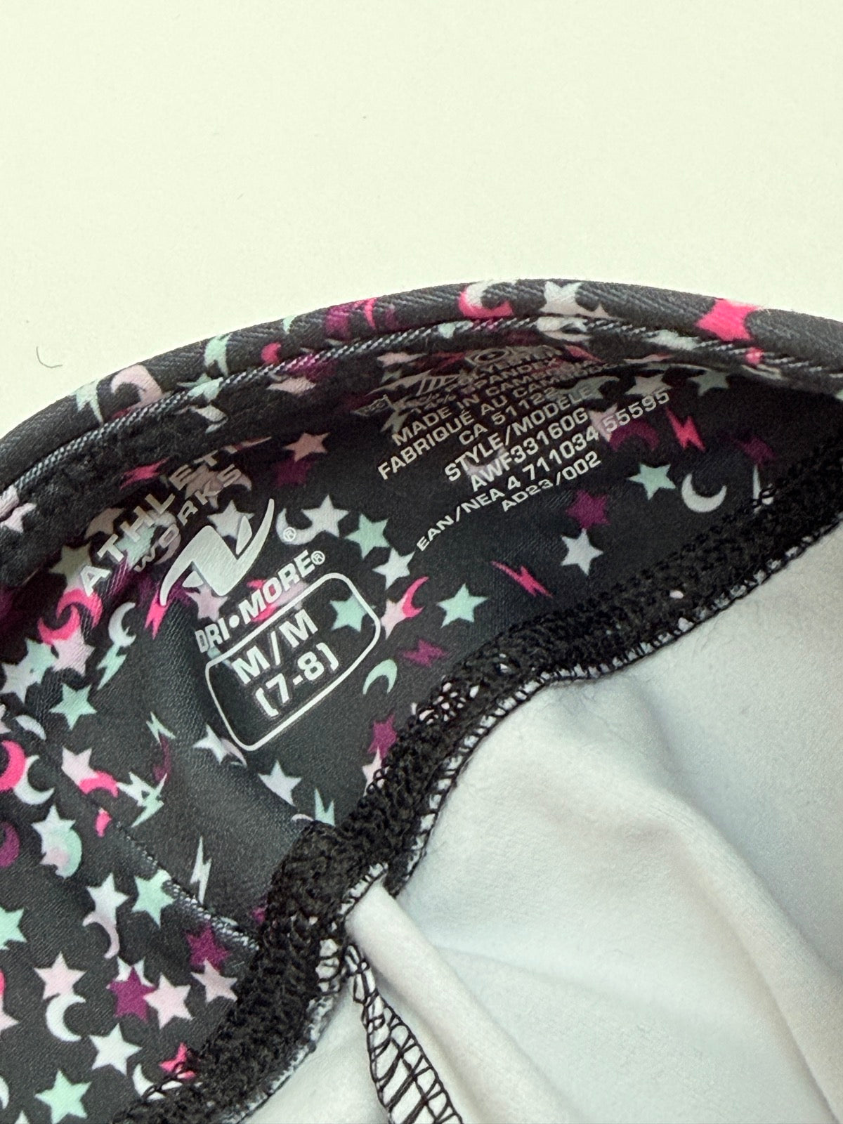 Athletic Works Dri-More Stars Leggings M (7-8)