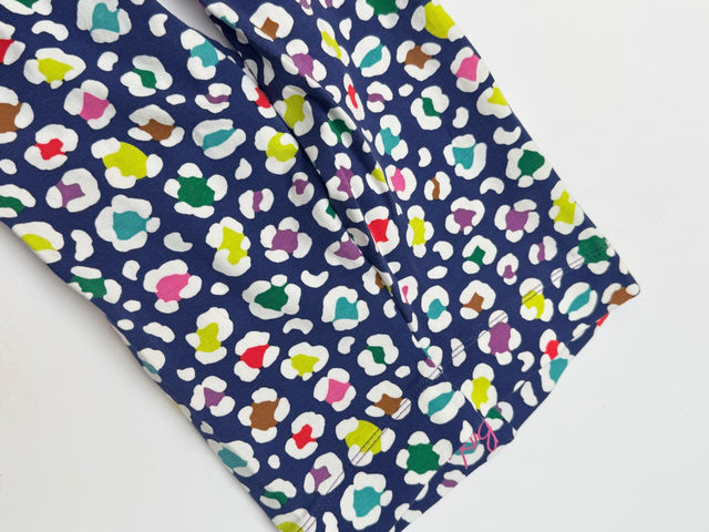 Boden Colorful Leopard Print Leggings 5-6Y