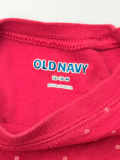 Old Navy Polka Dot Pajama Set 12-18M
