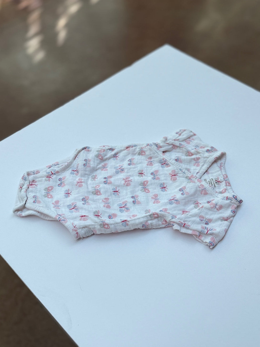 Aden + Anais Butterfly Muslin Bodysuit 0-3m