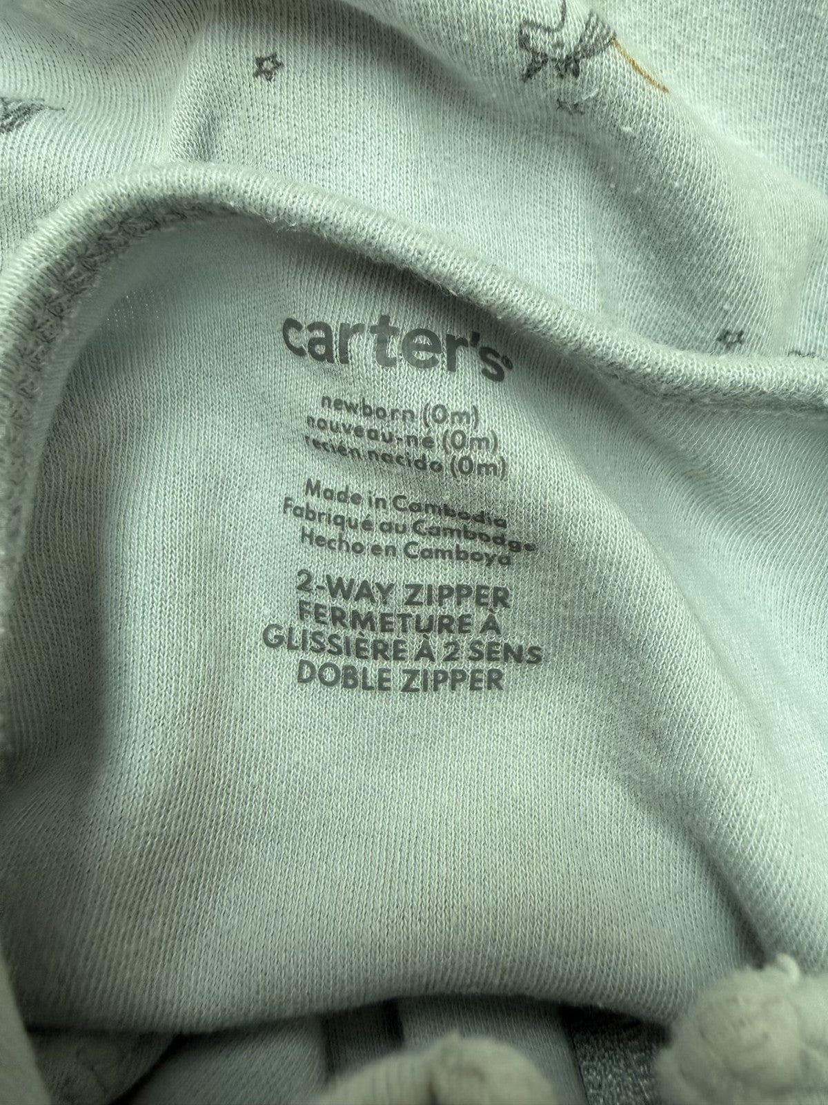 Carter's Unicorn Footed Sleeper Newborn