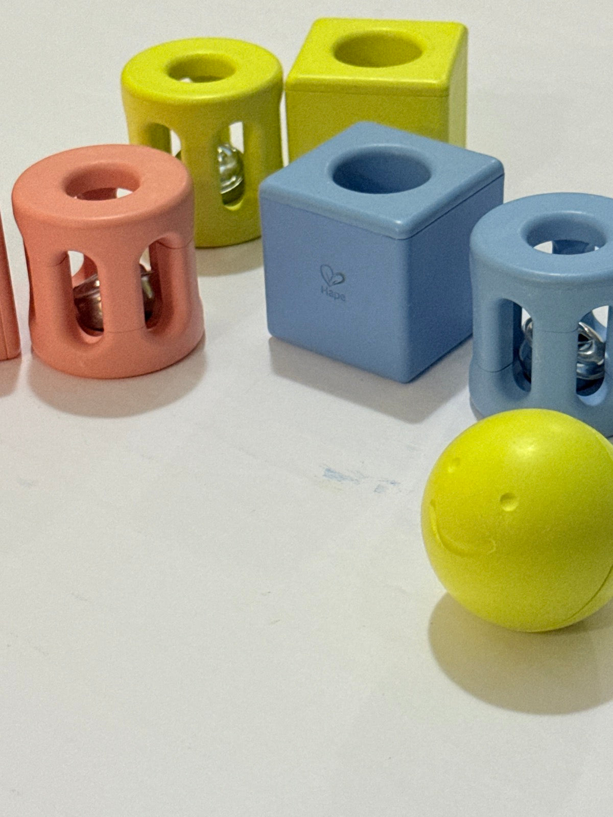 Hape Rattle Shapes Stacking Baby Toy Set