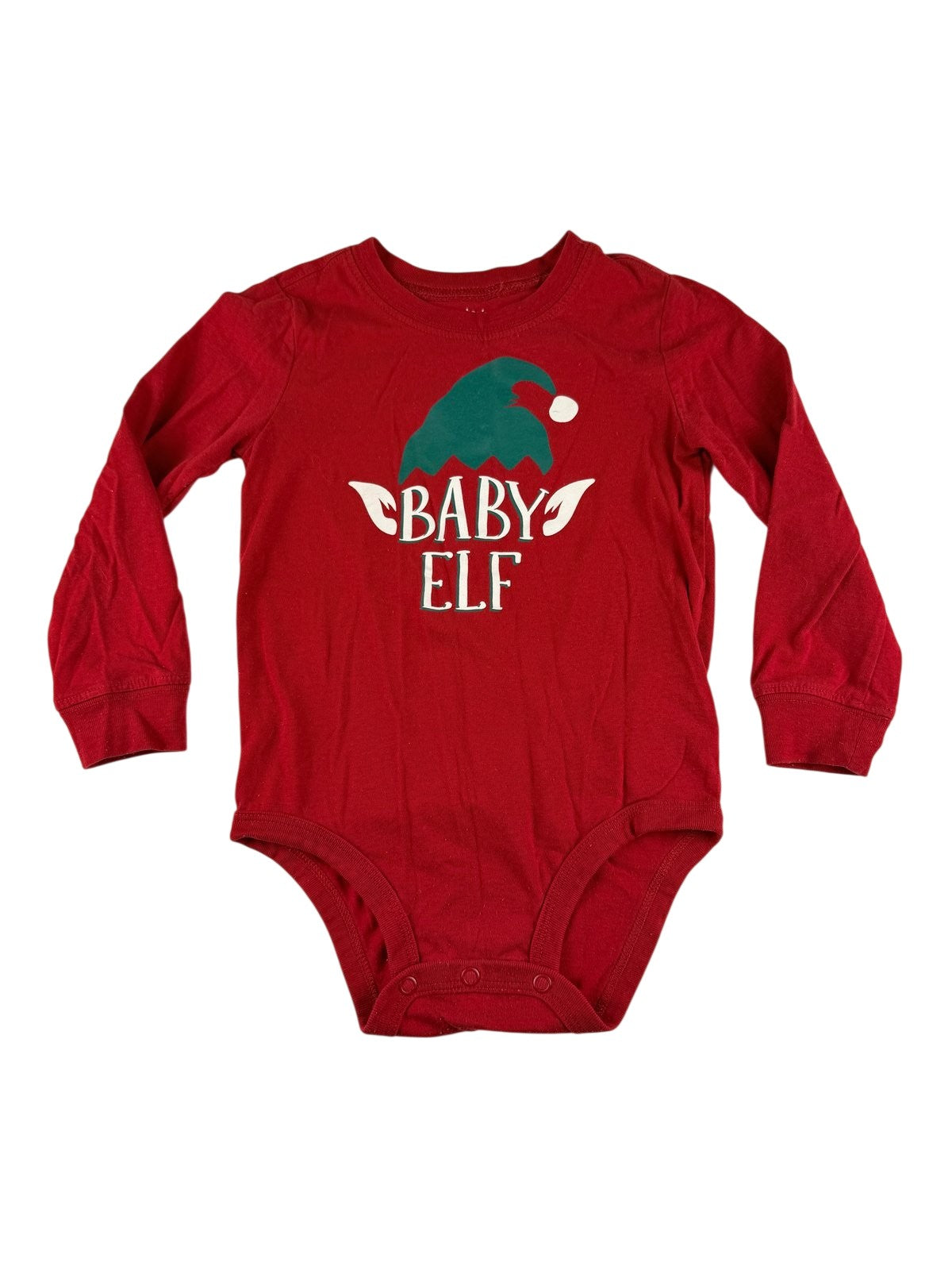 Carter's Baby Elf Red Bodysuit 24M
