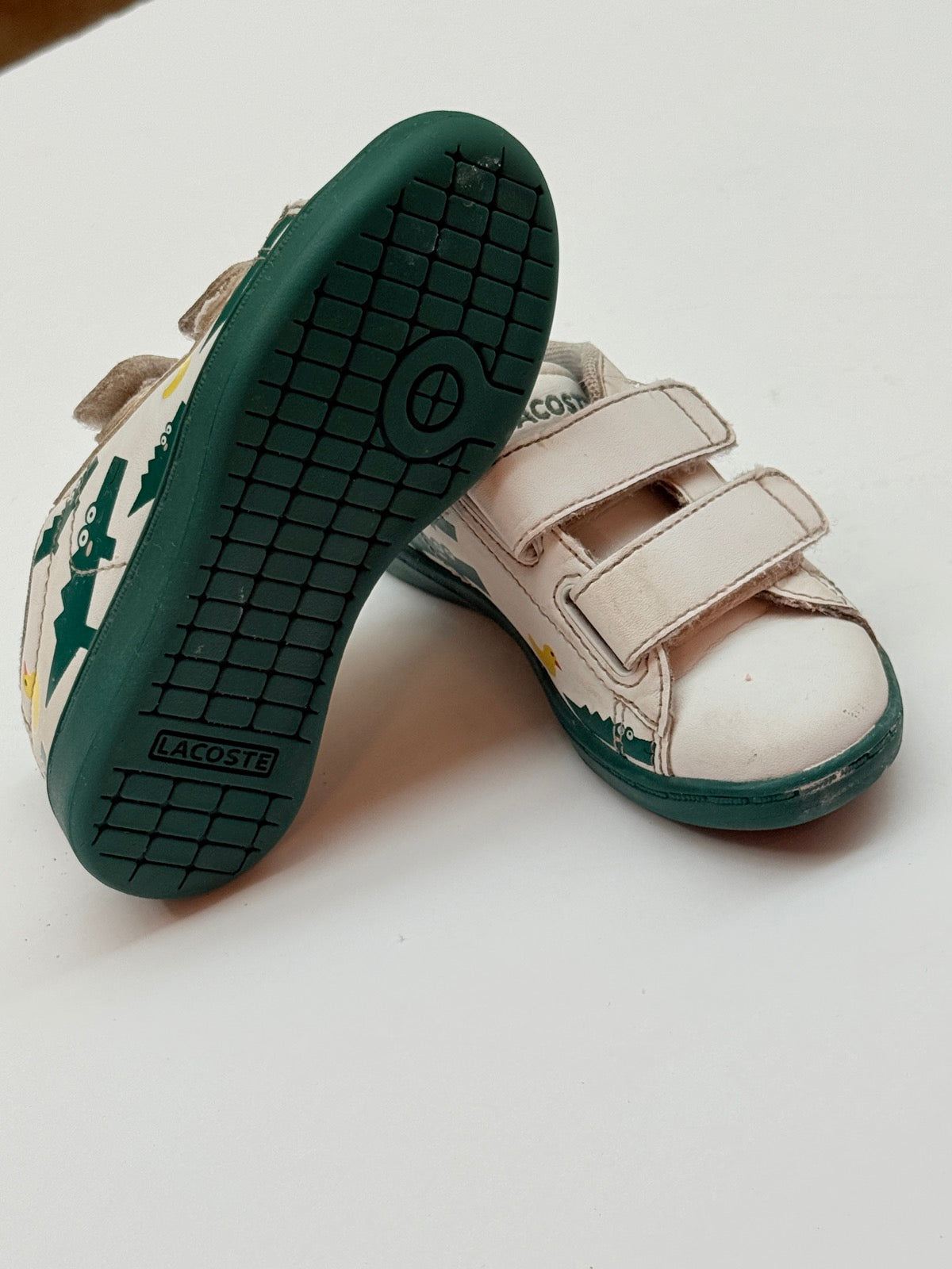 Lacoste Carnaby Evo Crocodile Print Sneakers Size 8