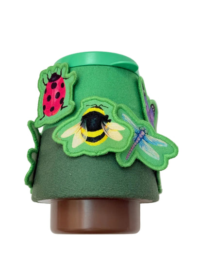 Felt Bug Jar Sensory Toy Insect Patches