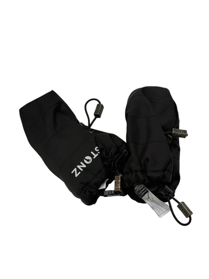 Stonz Black Baby Mittens 0-12M